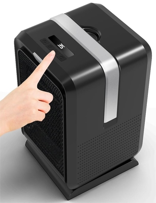 Remote Controlled Desktop Heater Fan IP44 Waterproof 50 Degree Swivel Head